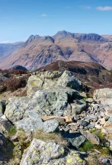 The Langdales from Lingmoor