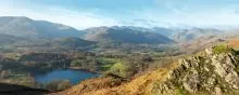 Loughrigg Tarn and the Langdales